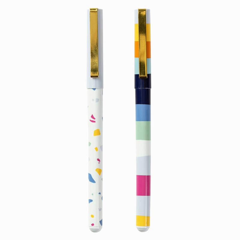 Black Rollerball Pens 2pk