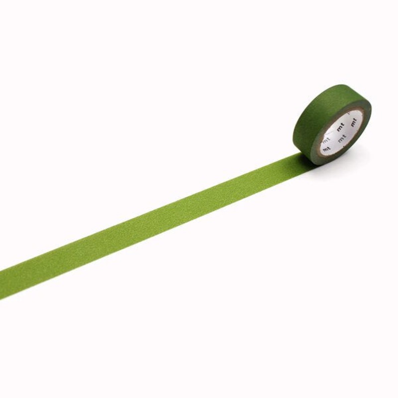 Matte Olive Green Washi Tape