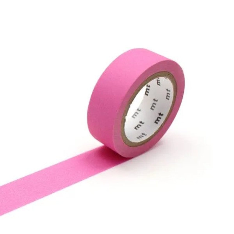 Matte Pink Washi Tape Roll