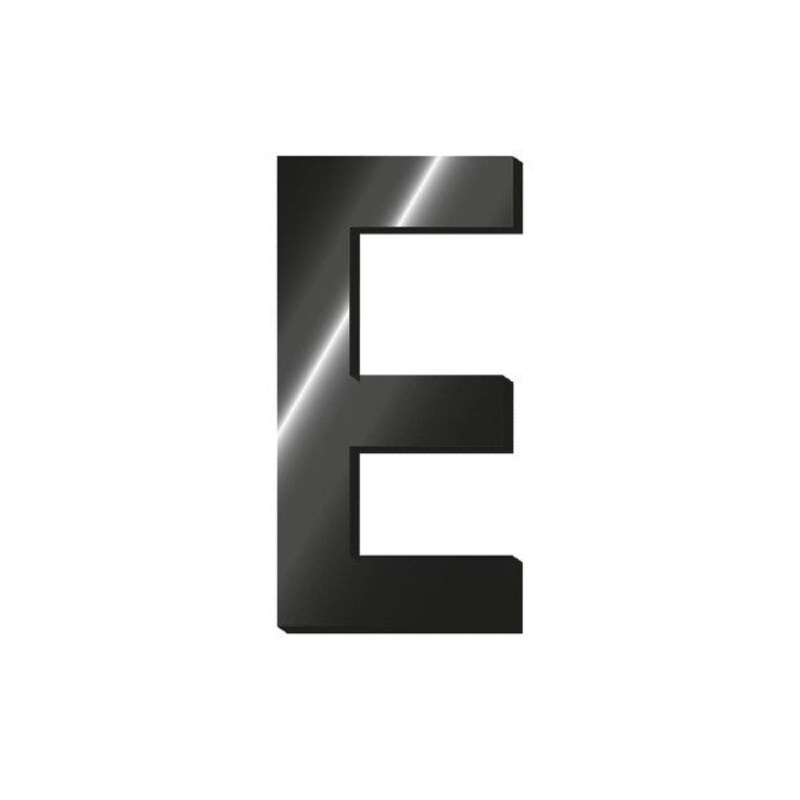 My Initial E Adhesive Letter