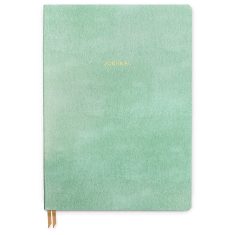 Bonded Leather Journal - Large Green