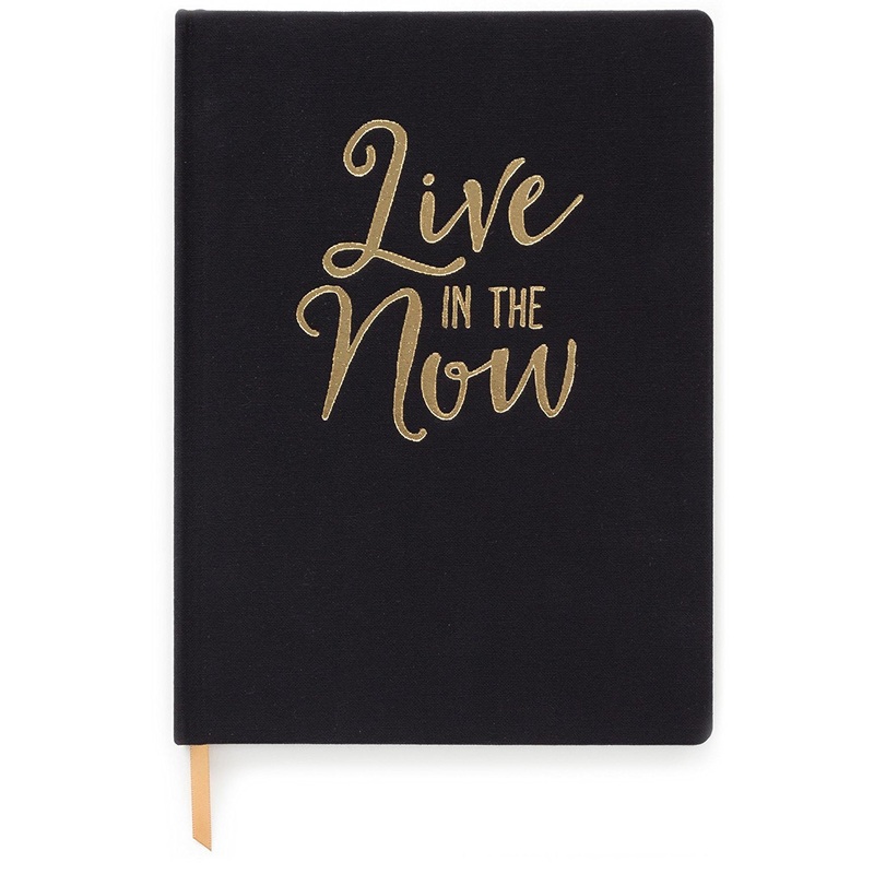 Live In The Now Cloth Black Journal