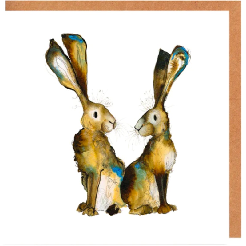'Albus and Alba' Hare Card