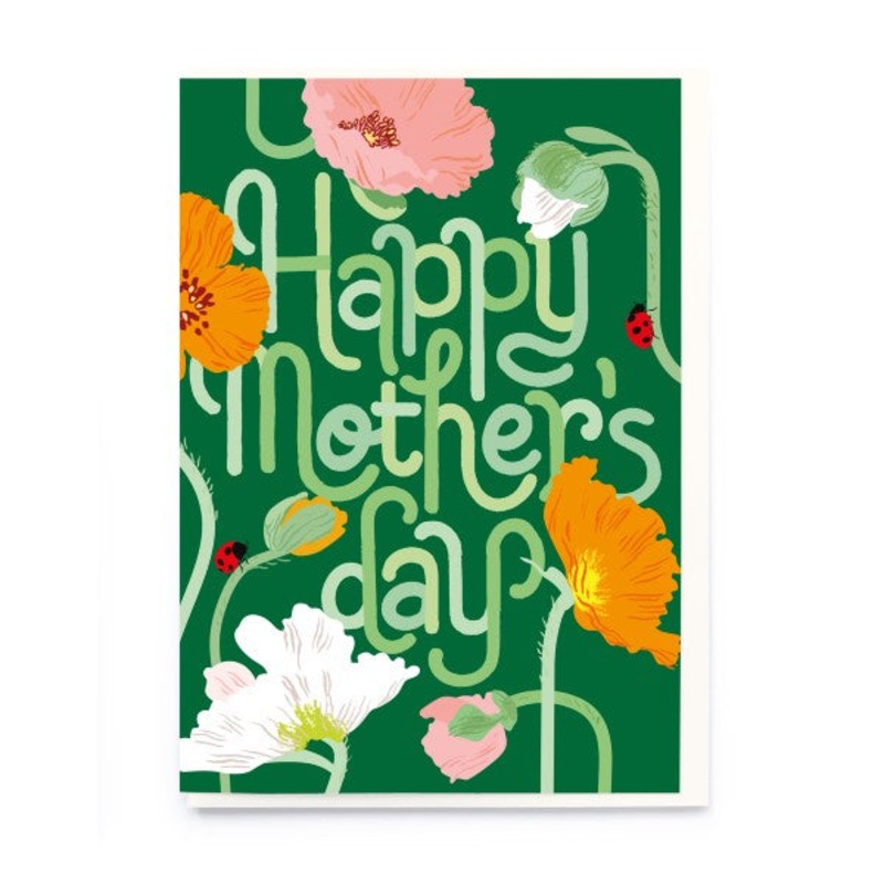 Flowers Happy Mothers Day Card