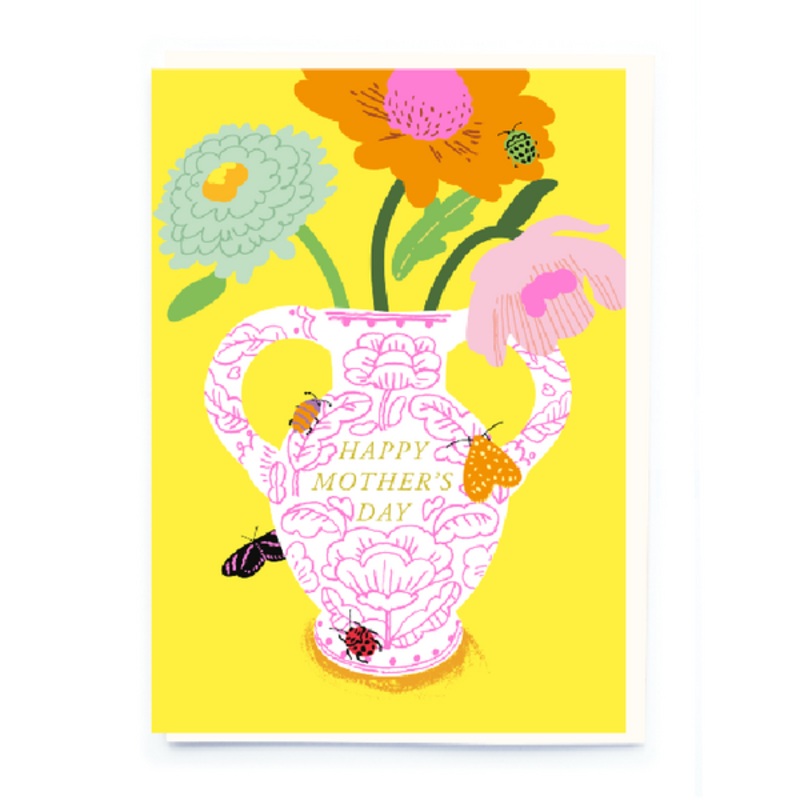 Happy Mothers Day Vase Card
