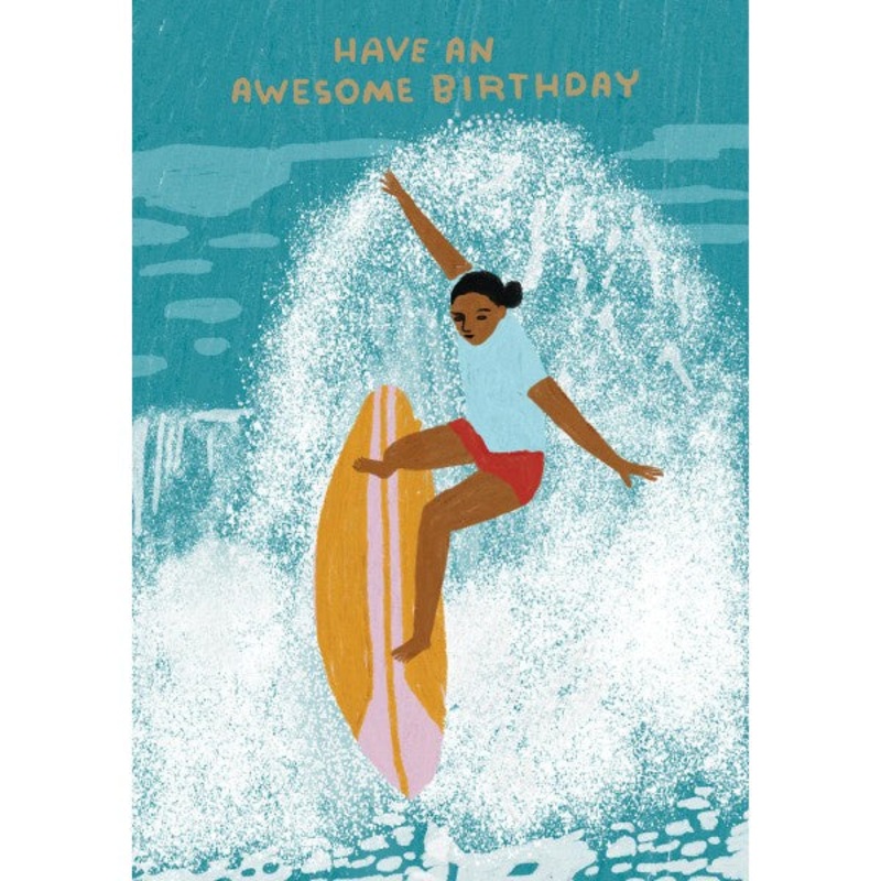 Awesome Surfer Card