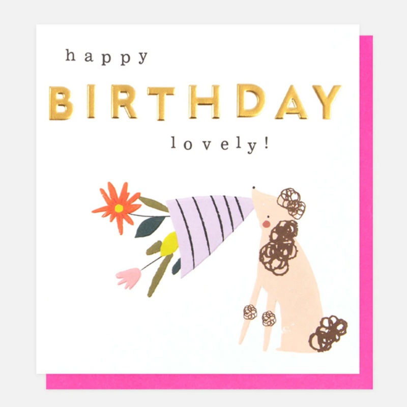 Happy Birthday Lovely! Dog Card