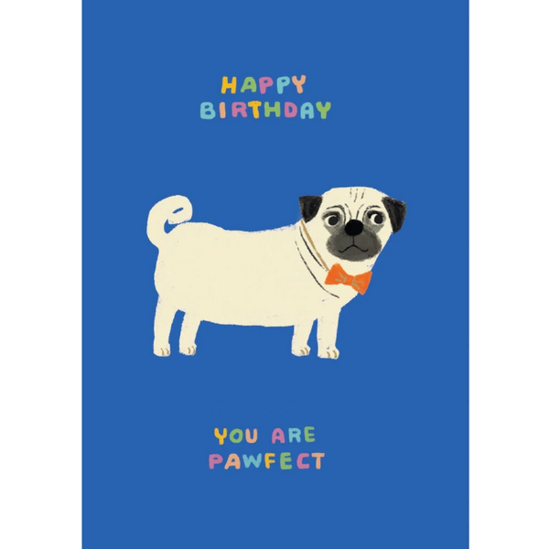 Pawfect Pug Card