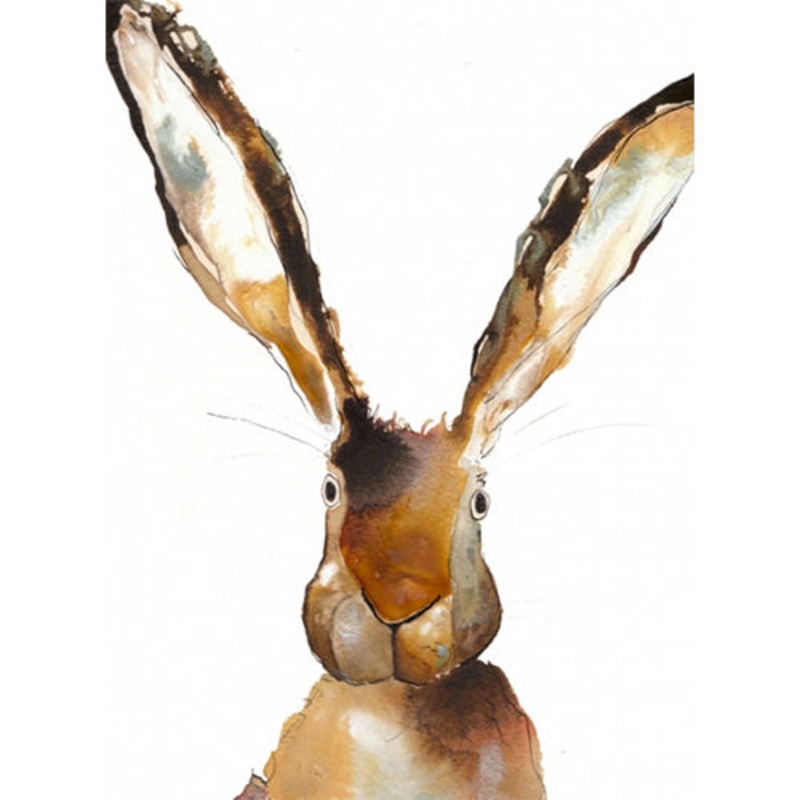 Bernards Ears Card by Catherine Rayner