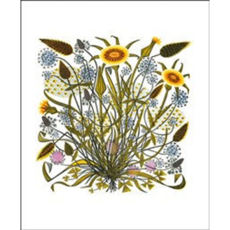 Goat's Beard and Grasses Card