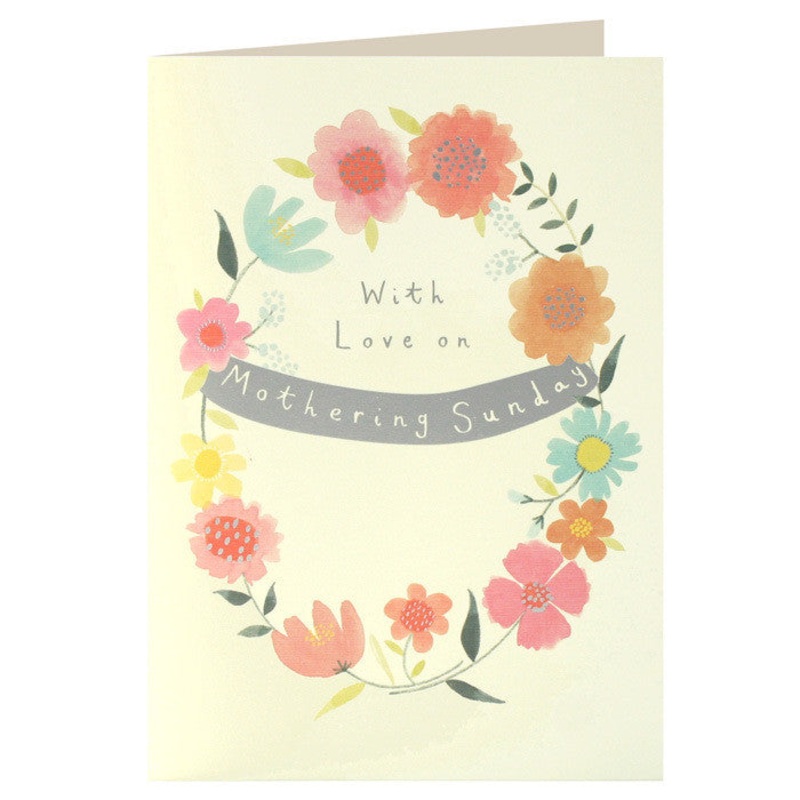 Love on Mothering Sunday Mother's Day Card