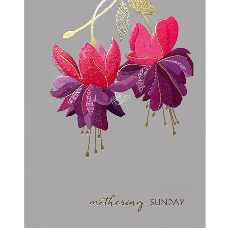Mothering Sunday Flowers Card