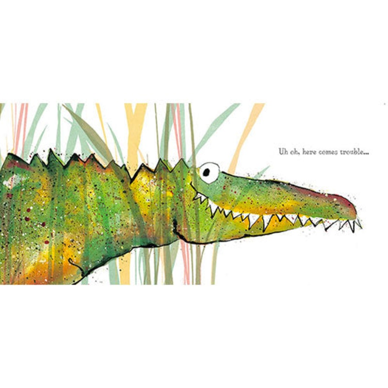 Solomon Crocodile Card by Catherine Rayner
