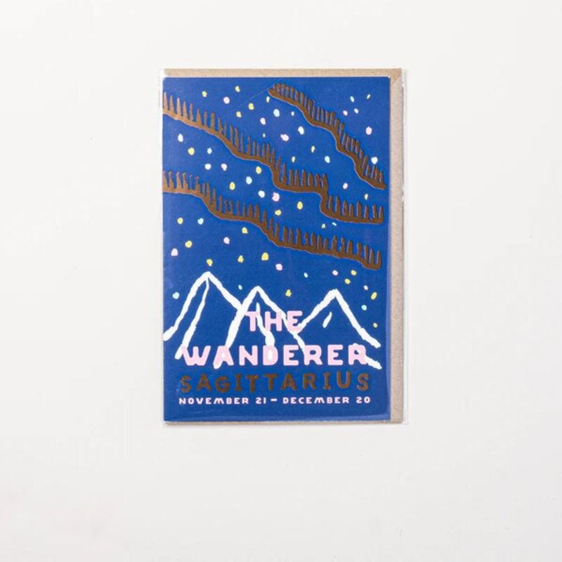 The Wanderer Sagittarius Card