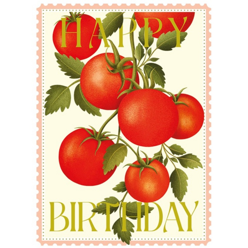 Tomatoes Mini Birthday Card