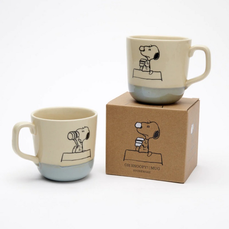Oh Snoopy Peanuts Stoneware Mug