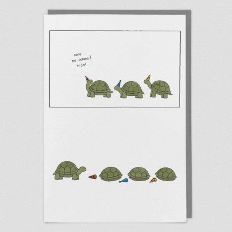 Turtle Hide Birthday Card