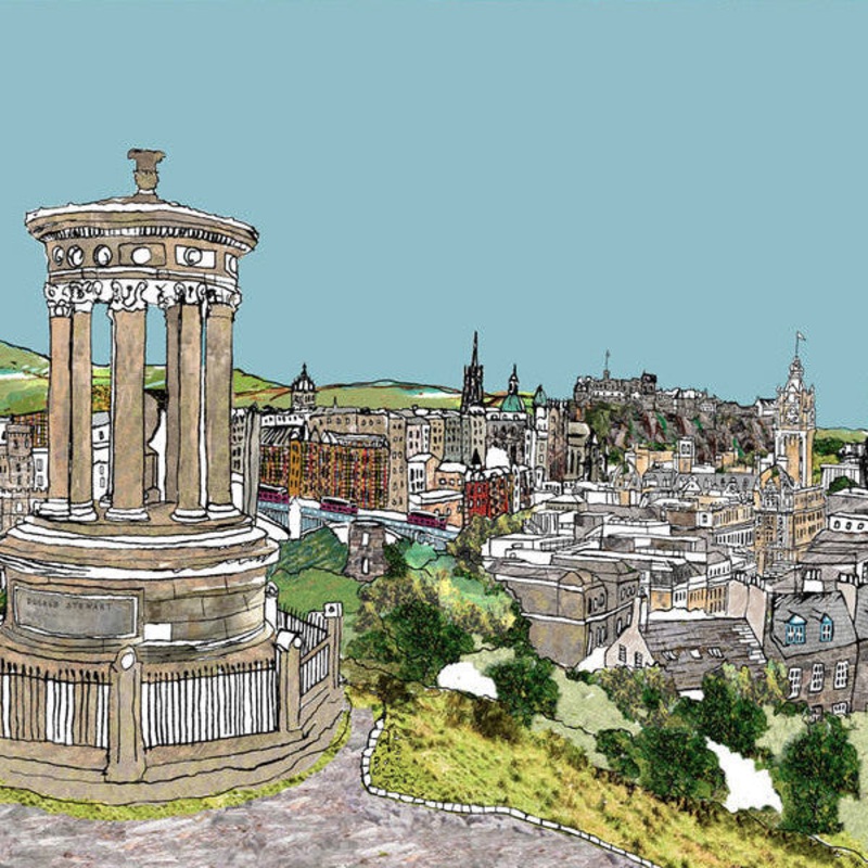 Calton Hill Edinburgh Placemat