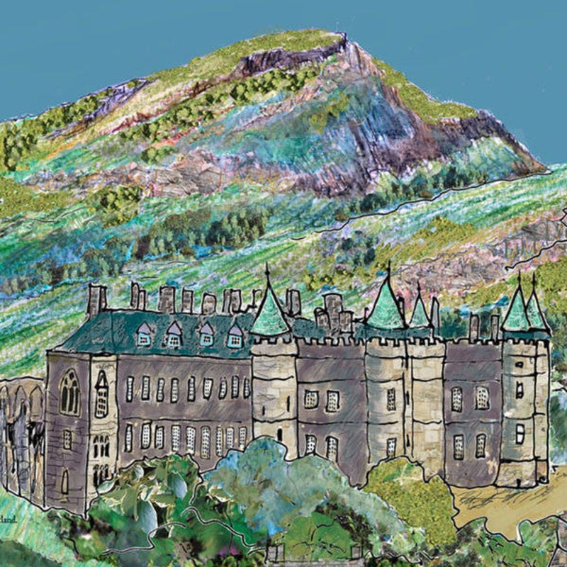 Holyrood Palace Edinburgh Placemat