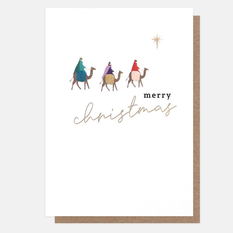 Merry Christmas 3 Wise Men Card