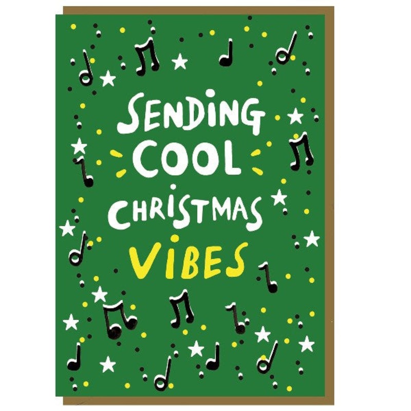 Sending Cool Christmas Vibes Card