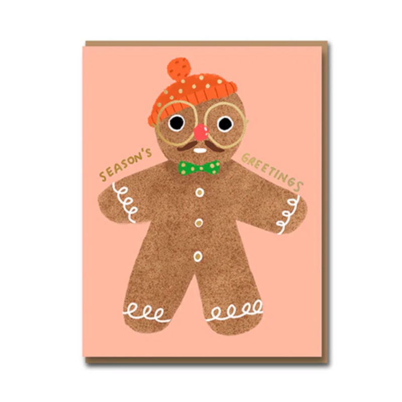 Gingerbread Guy Christmas Card