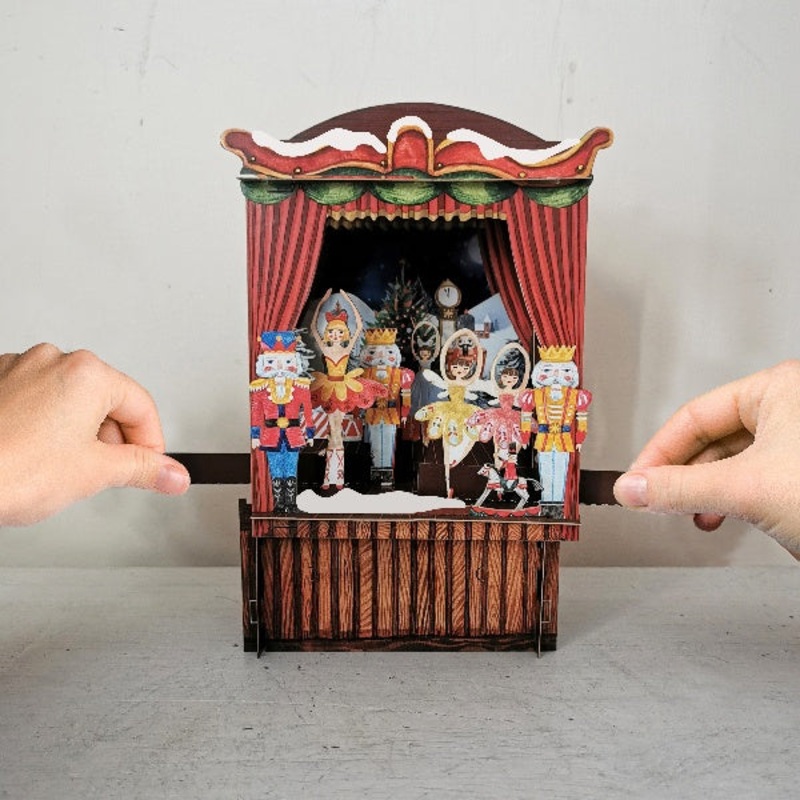 Nutcracker 3D Pop Up Christmas Card