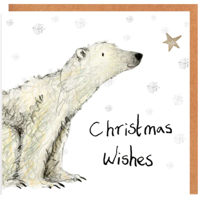 'Paddy' Polar Bear Christmas Card