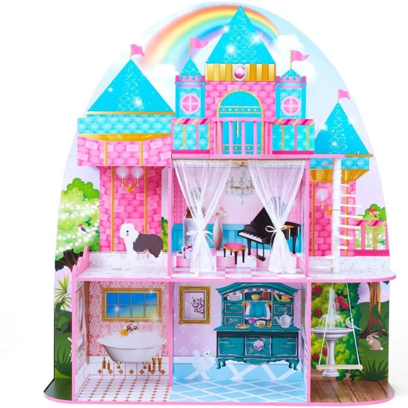 Olivia's Little World Princess Castle Dollhouse for 12" Dolls