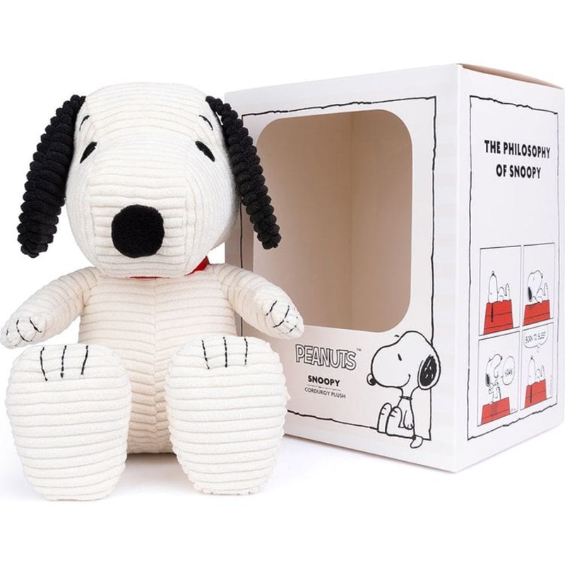 Peanuts Snoopy Sitting Corduroy 11" Plush in Giftbox