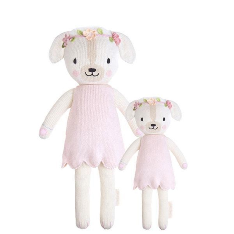 Regular 20" Charlotte the Dog Hand-Knit Doll