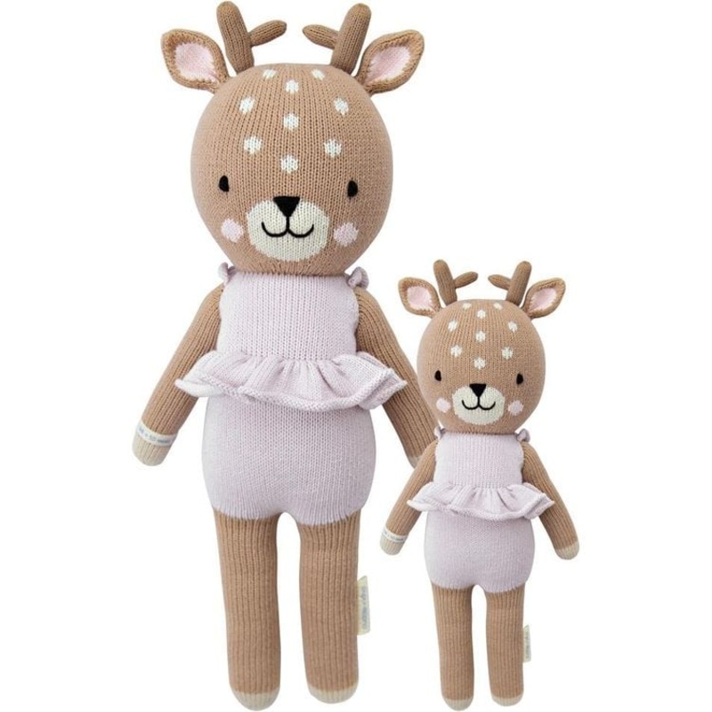 Regular 20" Violet the Fawn Hand-Knit Doll