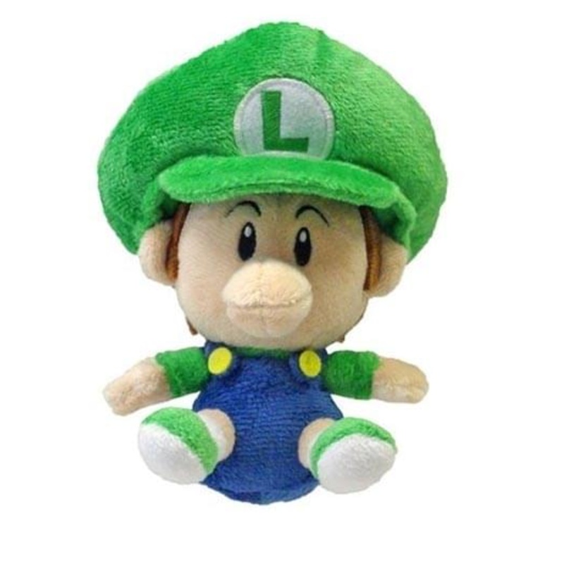Super Mario Brothers 5" Plush Baby Luigi