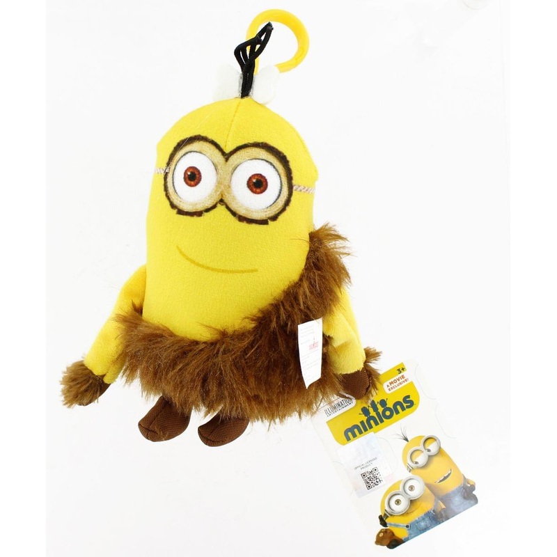 Minion Movie Jungle Minion (2 Eyes) Clip-On 5" Plush