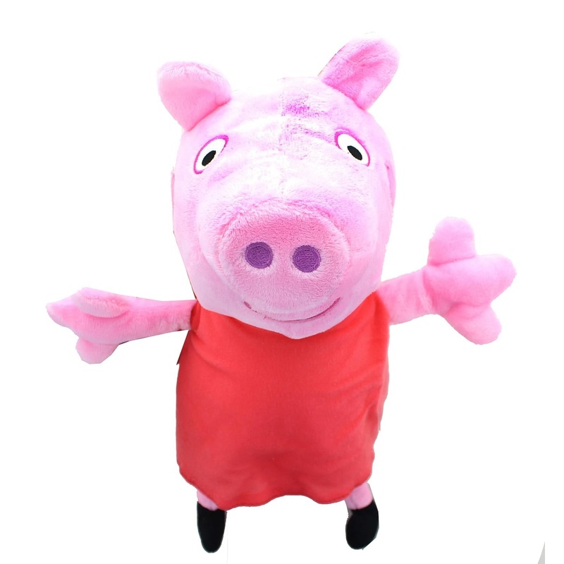Peppa Pig In Red Dress 13.5 Inch Character Plush