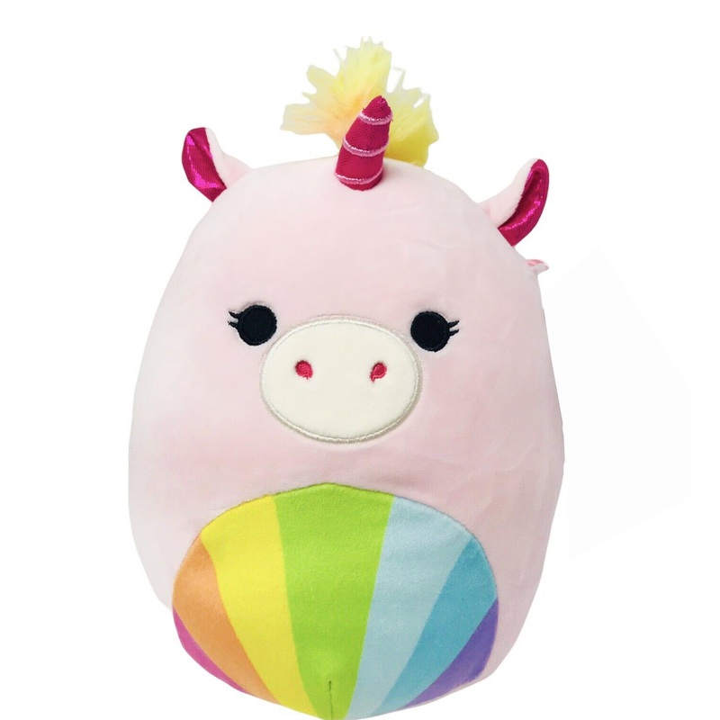 Squishmallow 12 Inch Plush | Amor The Pink Pride Unicorn