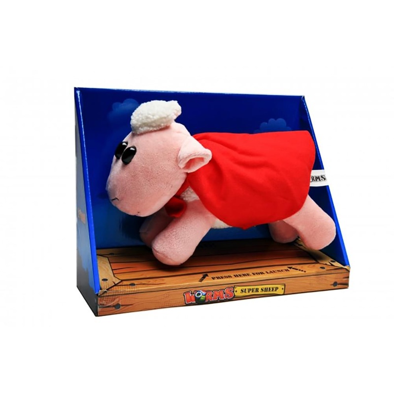 Worms 11.5" Super Sheep Plush w/ Sound