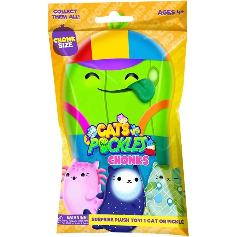 Cats vs Pickles Chonks 6 Inch Plush Mystery Bag  | One Random