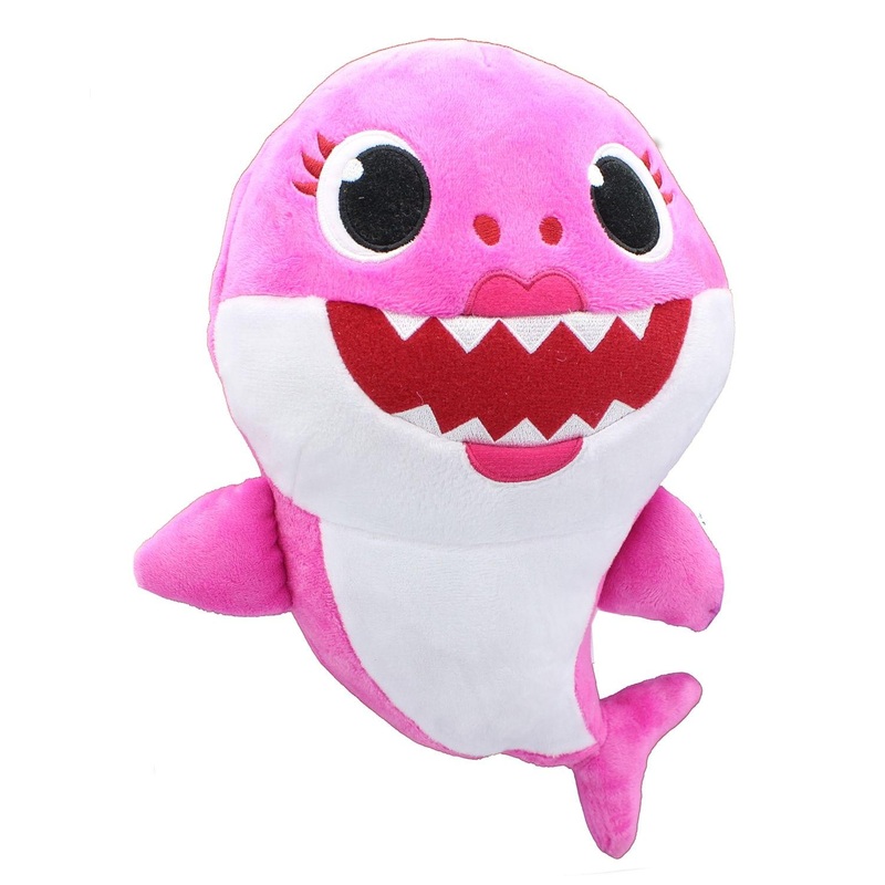 Pinkfong Shark Family 11 Inch Sound Plush - Mommy Shark Pink