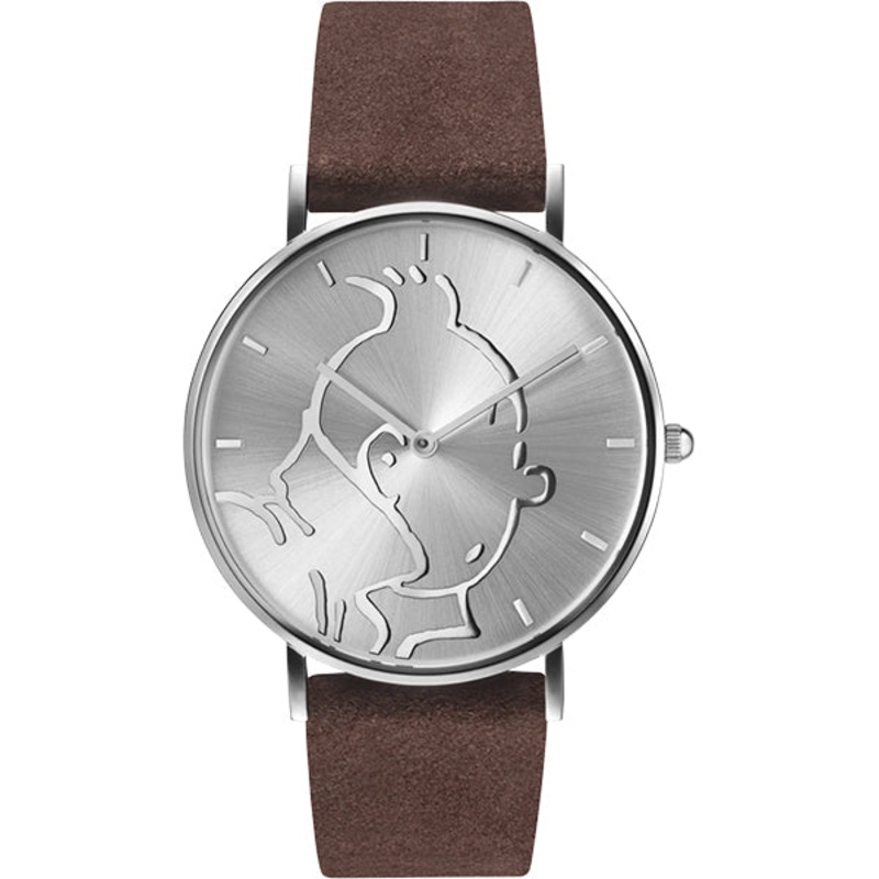 Tintin Watch- Tintin Steel and Brown