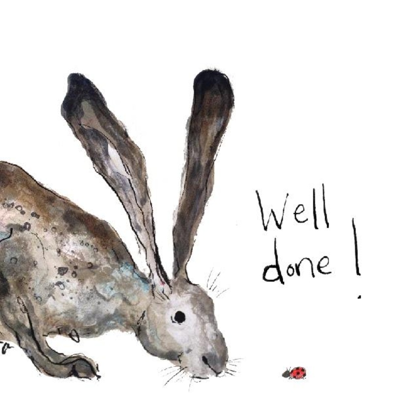 Trudy Well Done Card by Catherine Rayner