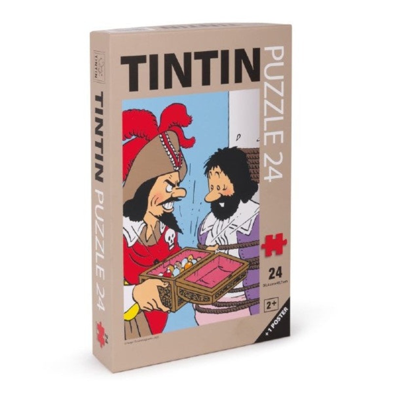 Tintin Pirate Treasure 24 Piece Puzzle