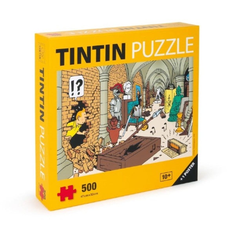 Tintin Through the Wall Treasure 500 Piece Puzzle