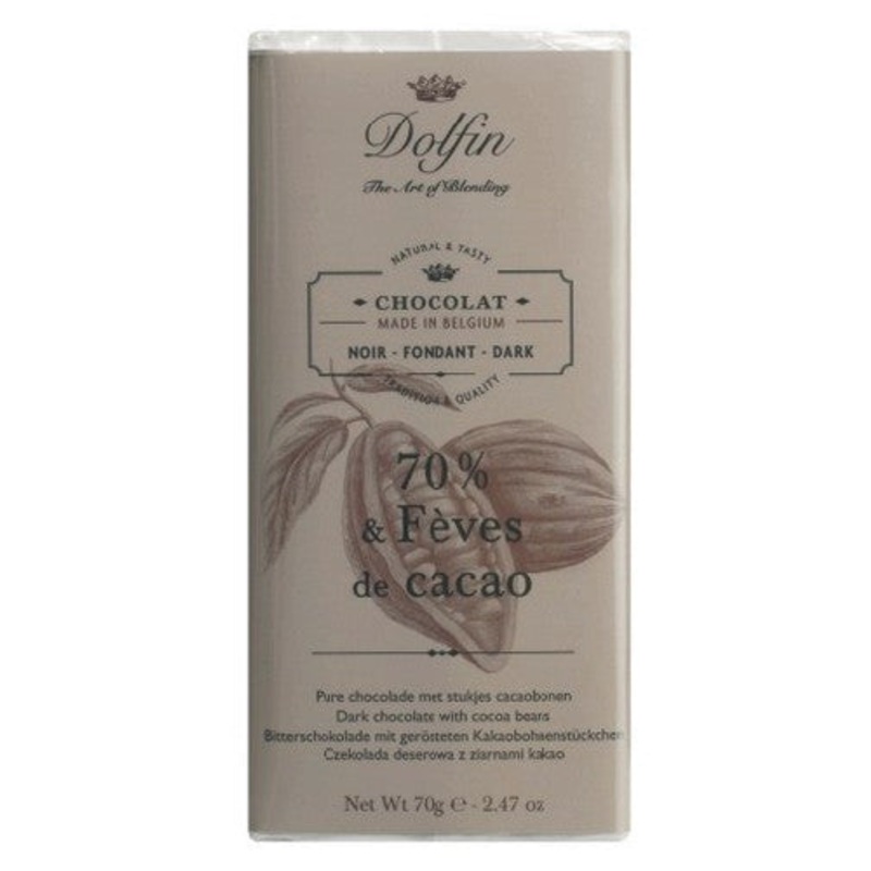 Dolfin Dark Chocolate Cocoa Nibs