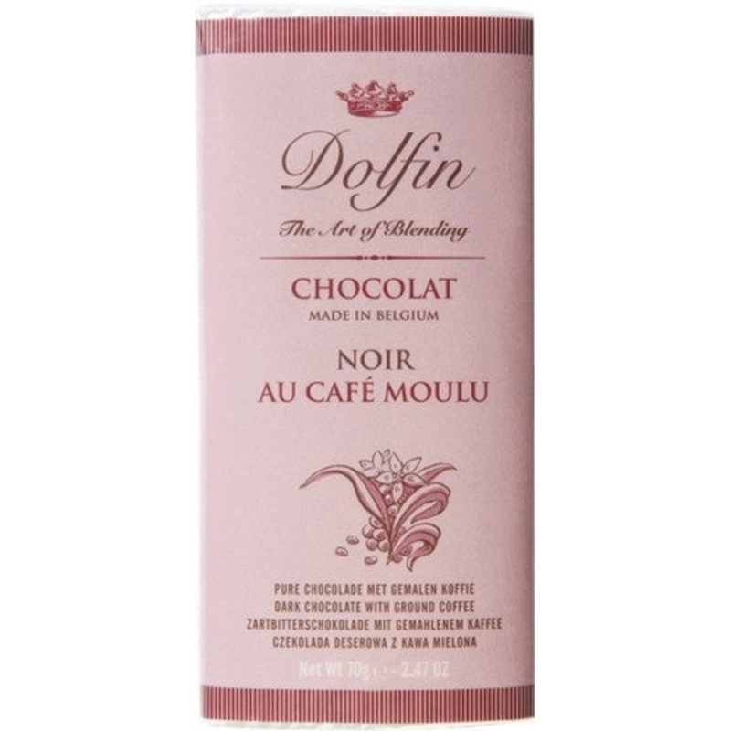 Dolfin Dark Chocolate With Ground Coffee