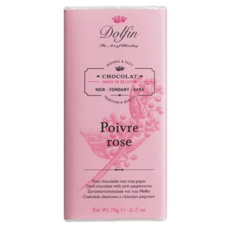 Dolfin Dark Chocolate With Pink Peppercorns