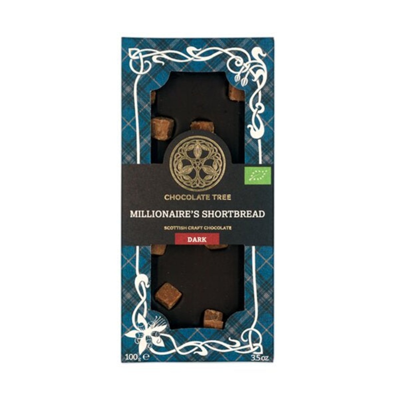 Organic Dark Millionaires Shortbread Bar