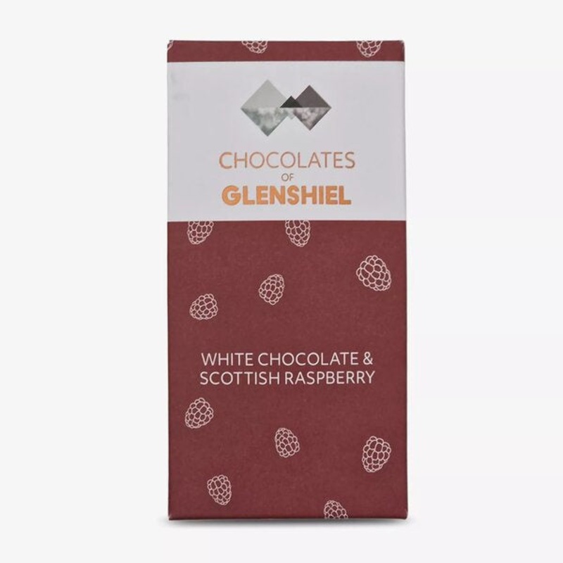 Scottish Raspberry & White Chocolate Bar 70g
