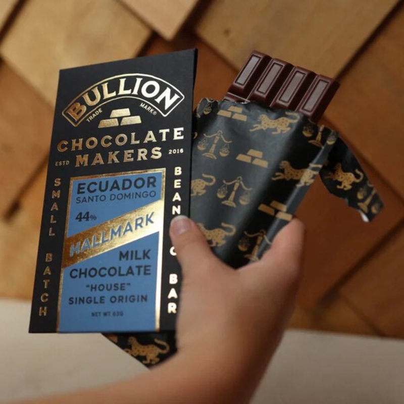 Bullion Hallmark Milk Chocolate Bar