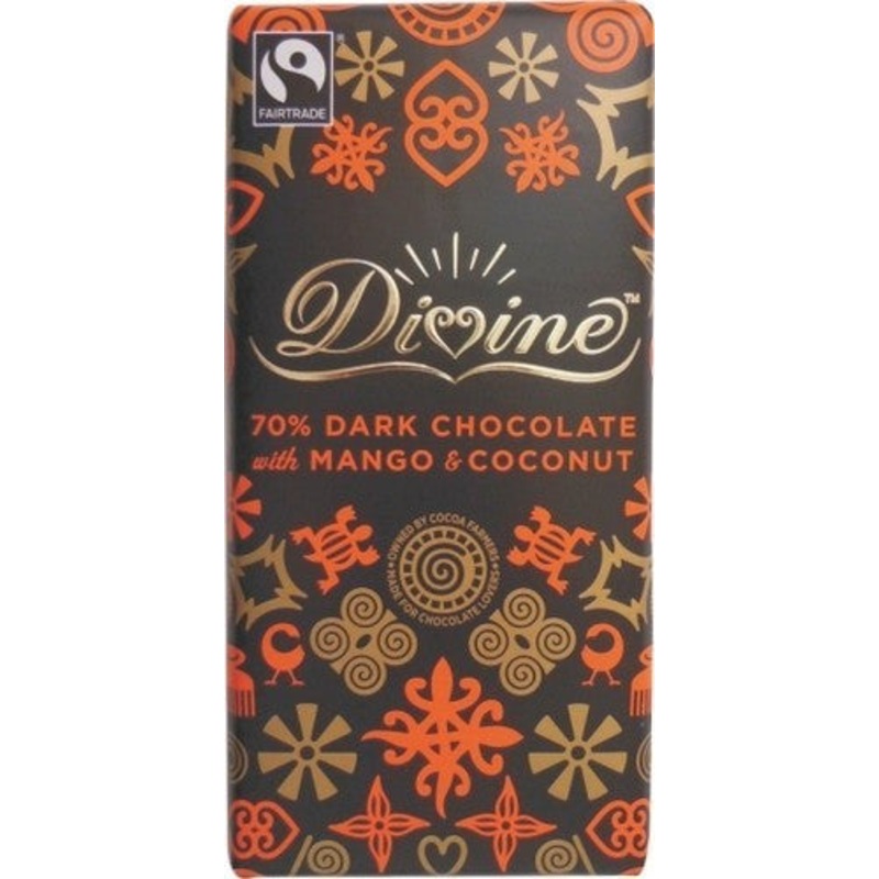 Divine Mango and Coconut Dark Chocolate